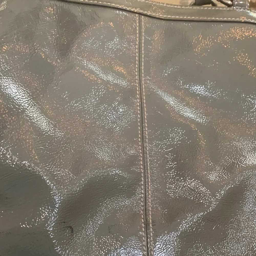 Coach Dark Olive Green Leather Shoulder Bag - Picture 6 of 9